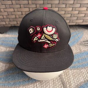 New Era Las Vegas Gamblers Theme Night Collection Black 59FIFTY Fitted Hat 7.5